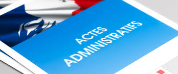 actes administratifs