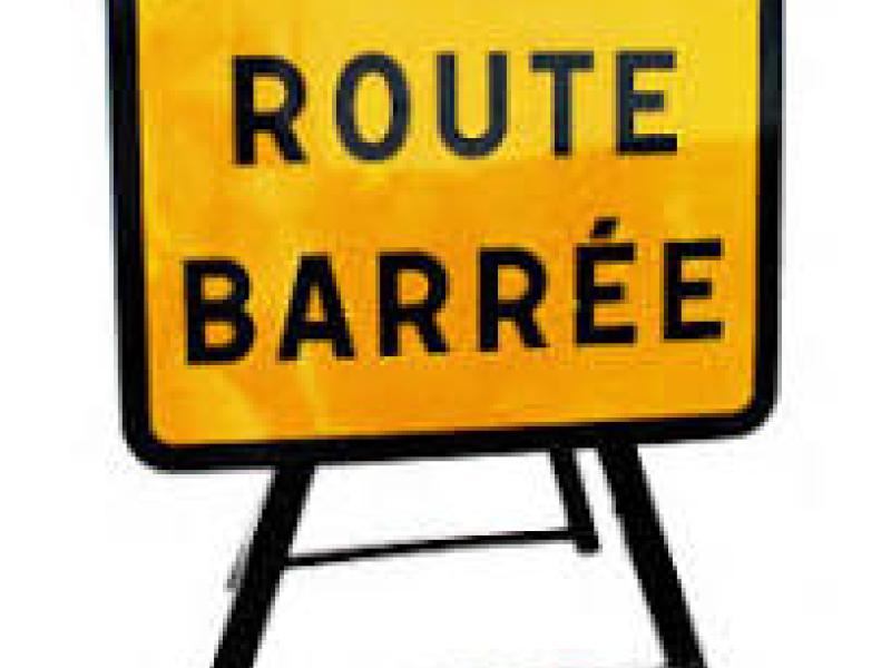 Route barrée du 23 juin au 31 juillet 2025