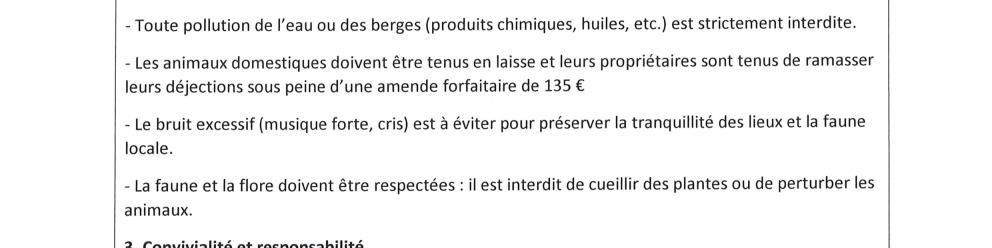 ouverture au public du plan d&#039;eau communal